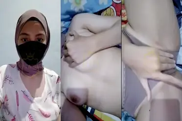 Bokep Jilbab Ukhti Ria Remas Toket Viral Hot poster